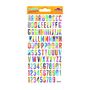 Voir la diapositive 2 : GLOBAL GIFT 104 Autocollants réutilisables - Relief 3D - Alphabet - Multicolore - Paillettes
