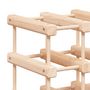 Voir la diapositive 6 : VIDAXL Casier à vin pour 120 bouteilles 112,5x23x123,5 cm pin massif