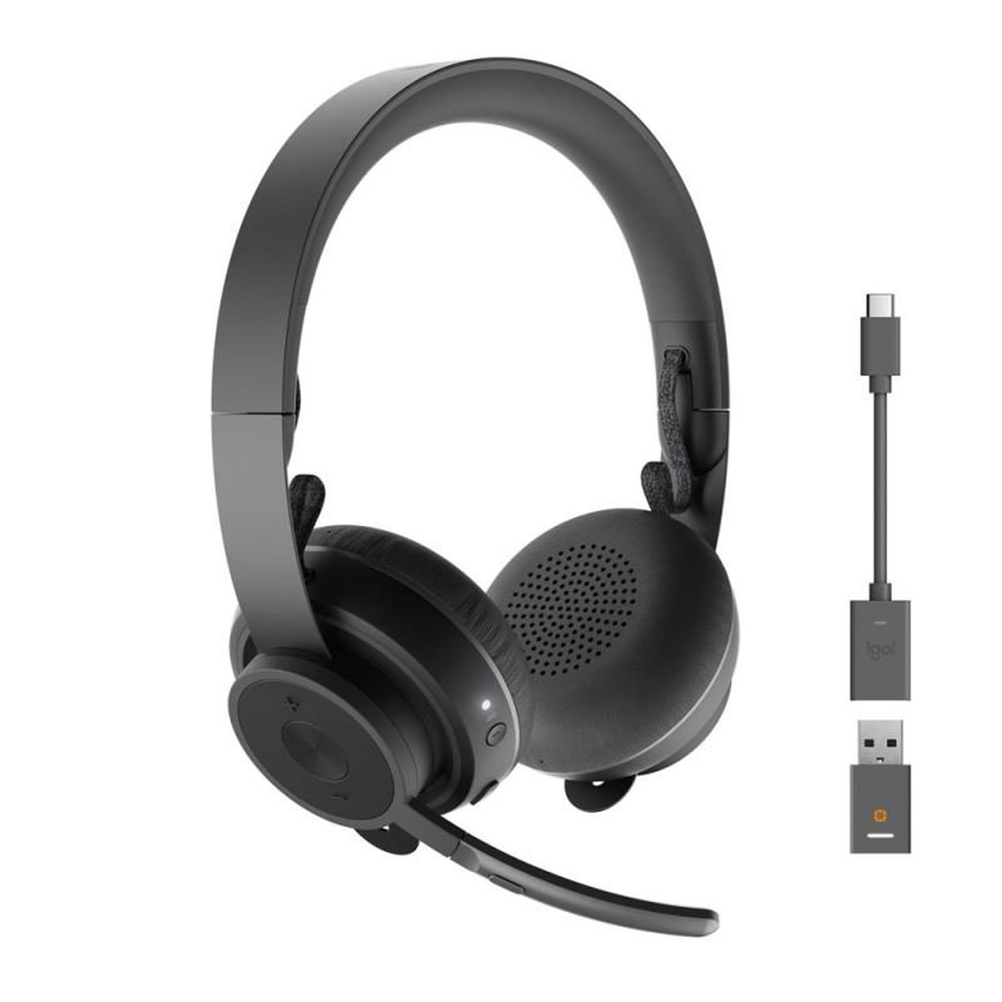 Logitech Casque à réduction de bruit Logitech Zone 900 Bluetooth Noir