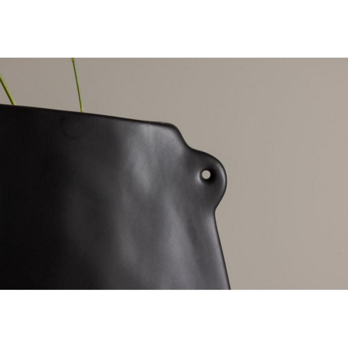 Paris Prix Vase Design en Céramique  Hie  21cm Noir