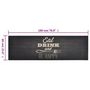 Voir la diapositive 5 : VIDAXL Tapis de cuisine lavable impression cuisine noir 60x180 cm