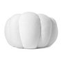 Voir la diapositive 4 : Paris Prix Fauteuil Design Coquillage  Bouclette  98cm Blanc