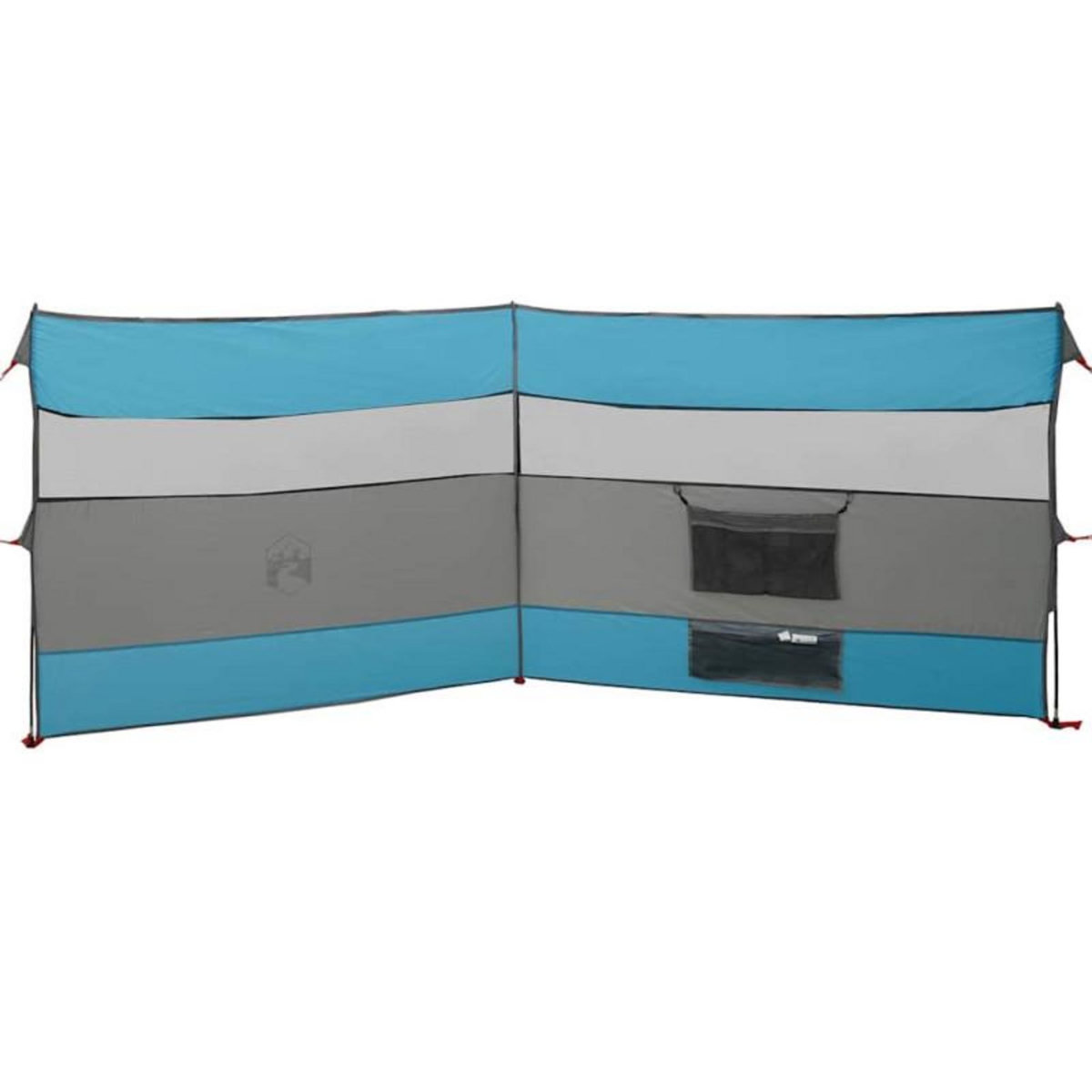 VIDAXL Brise vent de camping bleu 340x130 cm imperméable