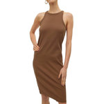 Vero Moda Robe  Femme Vero Moda Chloe. Coloris disponibles : Marron