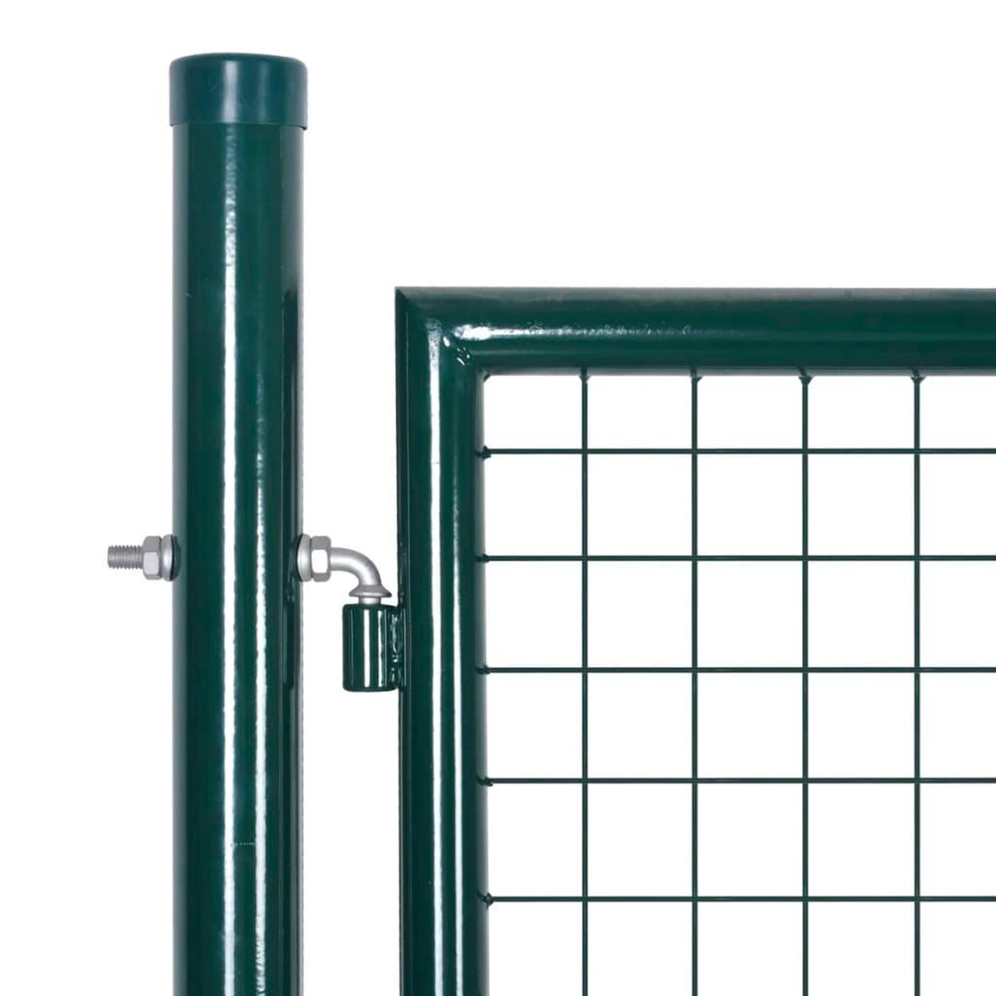 Voir la diapositive 4 : VIDAXL Portail de cloture en grillage galvanisee 289x75cm / 306x125 cm