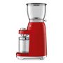 Voir la diapositive 4 : SMEG Moulin à café 350g 150w rouge - CGF11RDEU