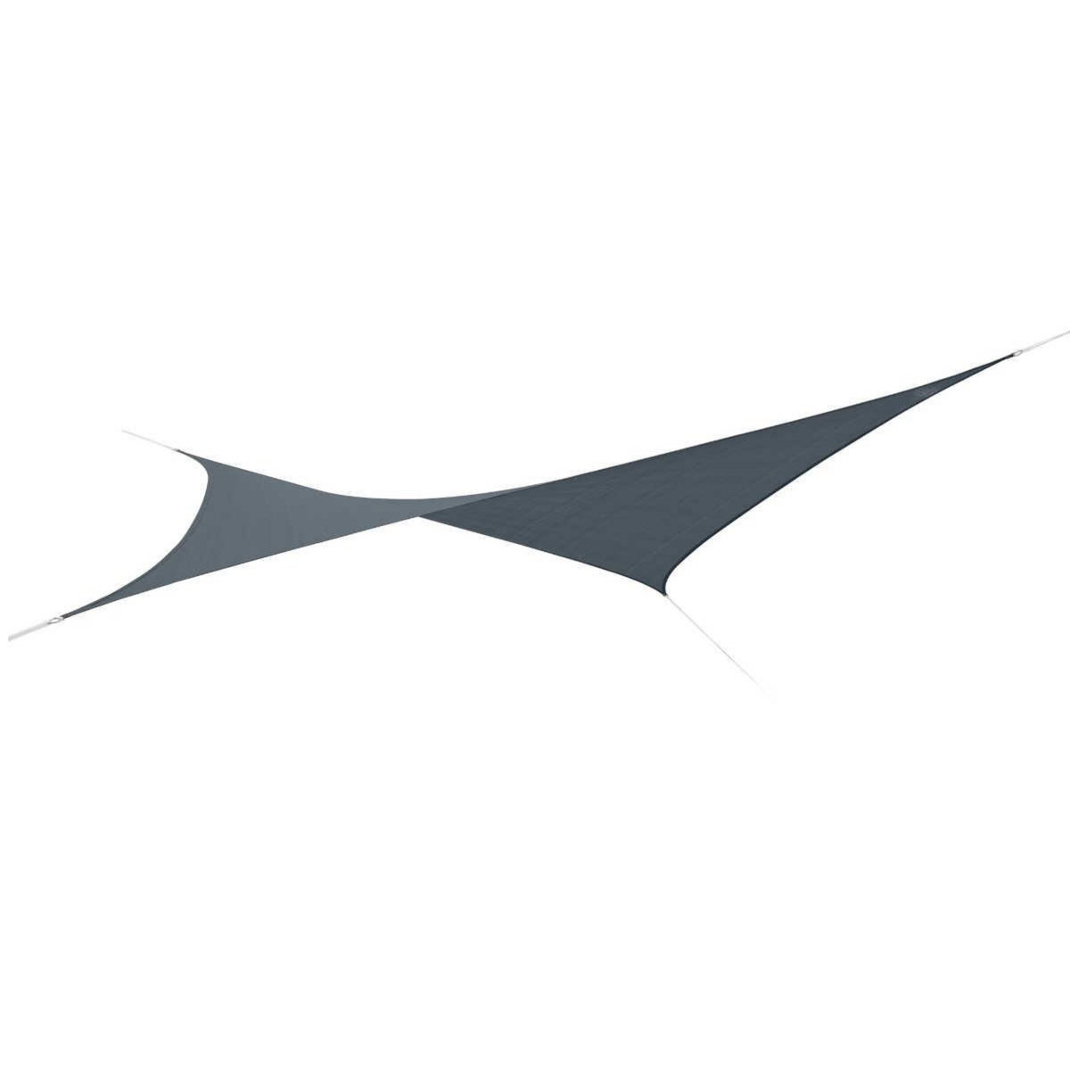 Jardiline Voile d'ombrage rectangulaire 4 x 3 m - Austral - Ardoise - Jardiline