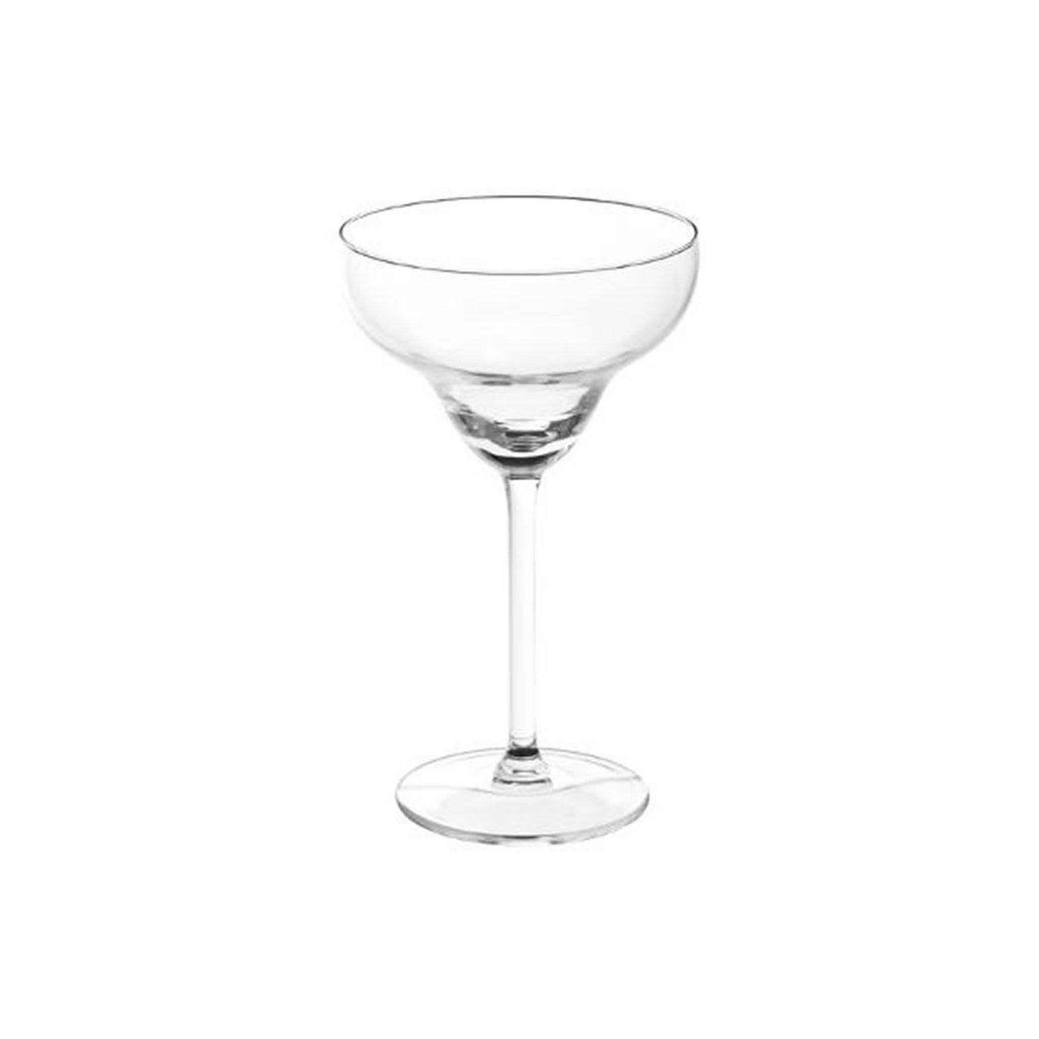 Voir la diapositive 4 : SECRET DE GOURMET Lot de 4 verres à cocktails  margarita  30cl transparent