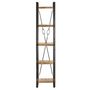 Voir la diapositive 2 : VIDAXL Bibliotheque a 5 niveaux 40x30x180 cm Bois de manguier massif