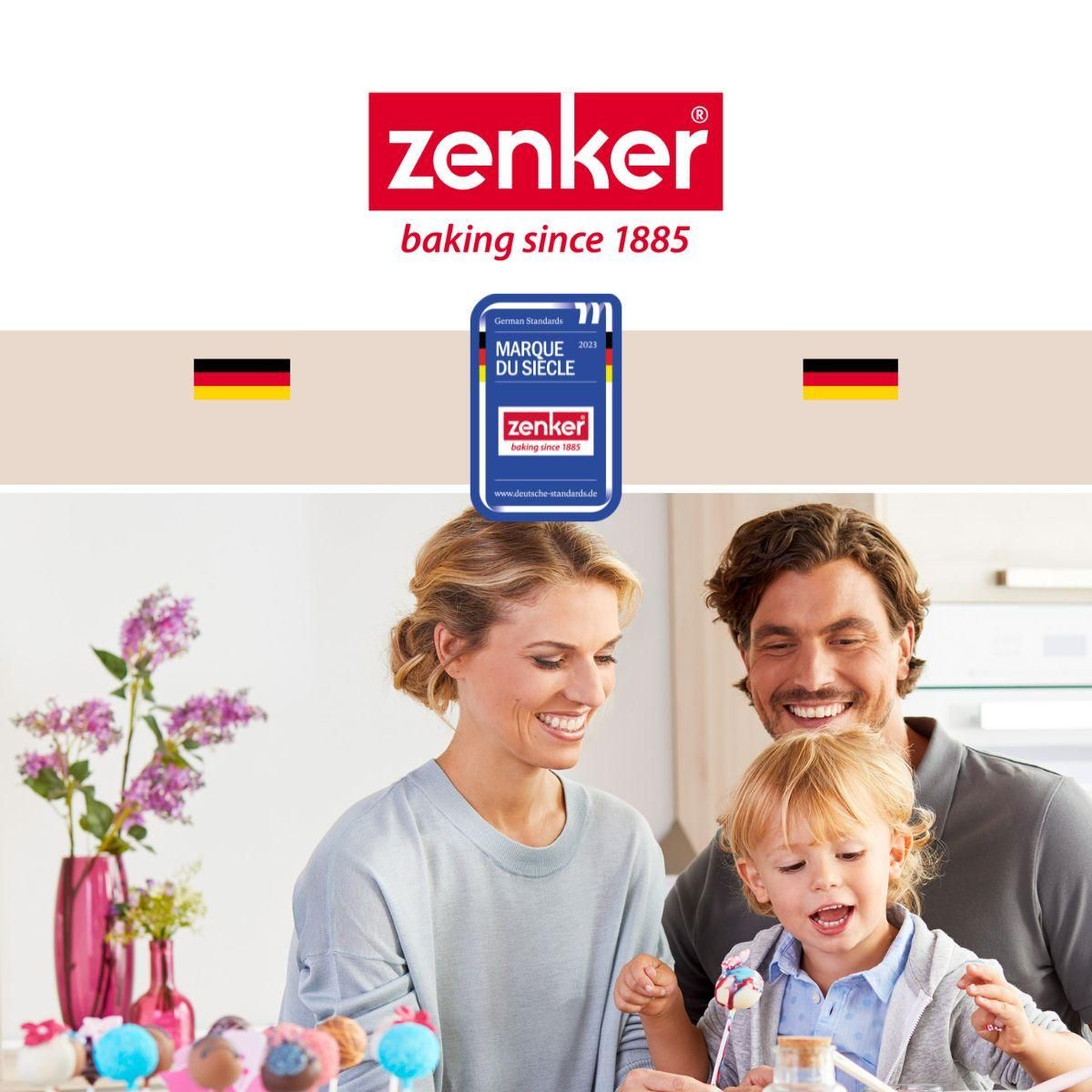 ZENKER Ensemble de pâtisserie Zenker emporte-piéces et rouleau à pâtisserie