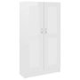 Voir la diapositive 2 : VIDAXL Bibliotheque Blanc brillant 82,5x30,5x150 cm Bois d'ingenierie