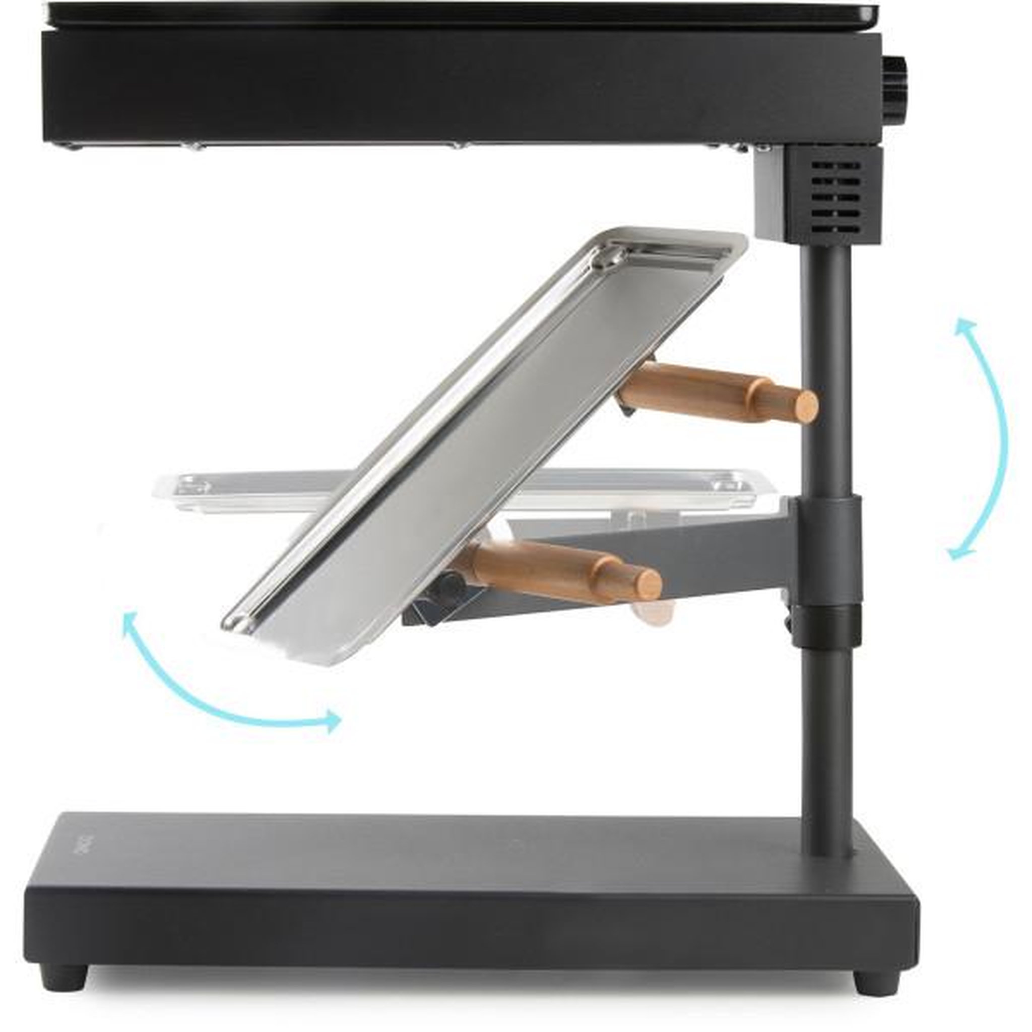 Voir la diapositive 5 : Domo Appareil à raclette domo 1000W compact
