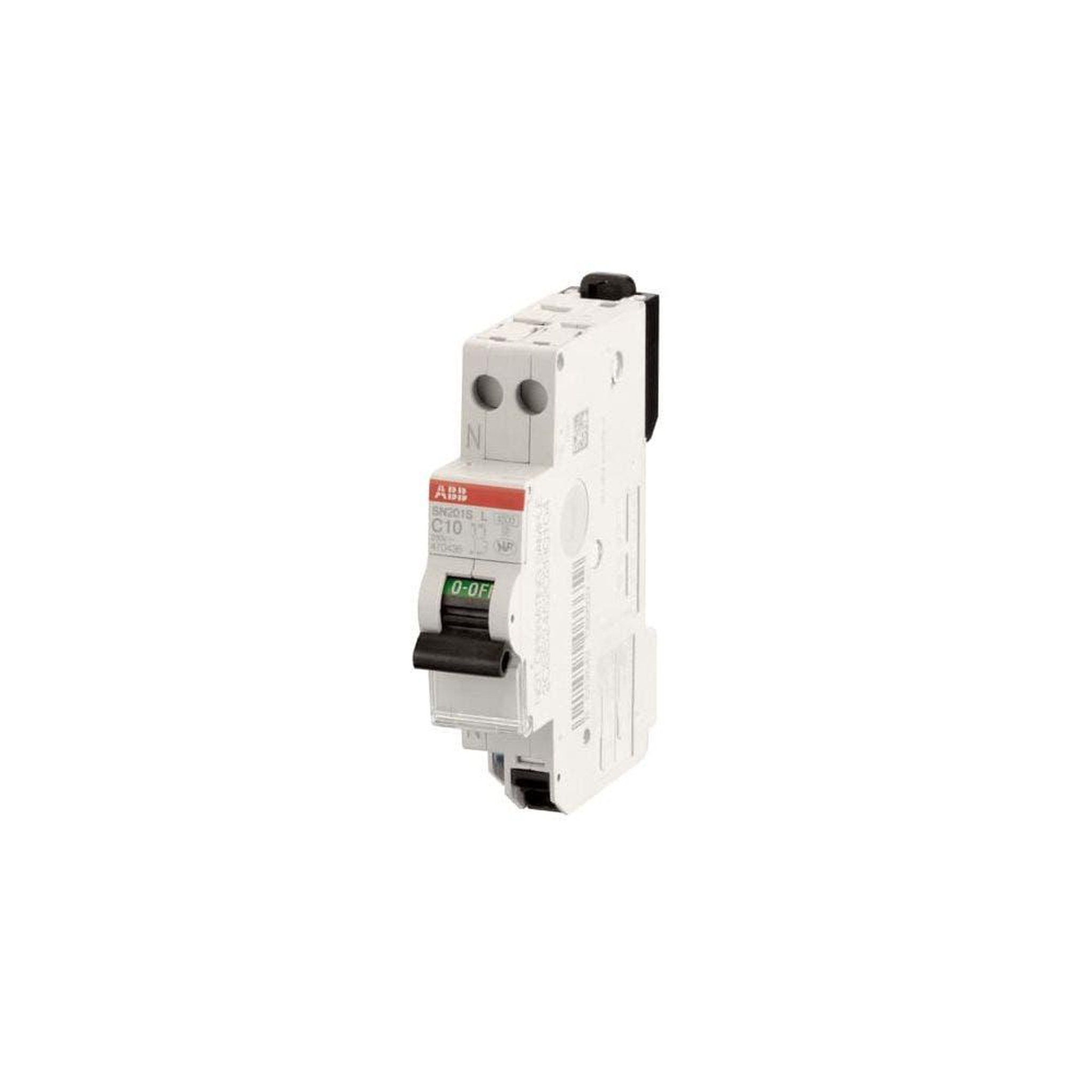 ABB Disjoncteur modulaire 1p+n 10a - courbe c - 4,5 ka
