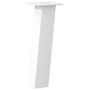 Voir la diapositive 4 : VIDAXL Pieds de table basse 4 pcs blanc 30 cm acier