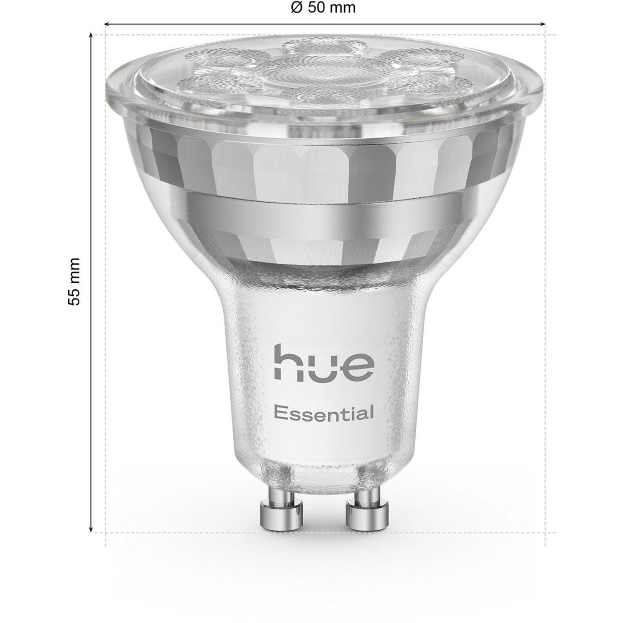 Voir la diapositive 4 : PHILIPS HUE Ampoule LED connectée Essential GU10 White&Color Ambiance