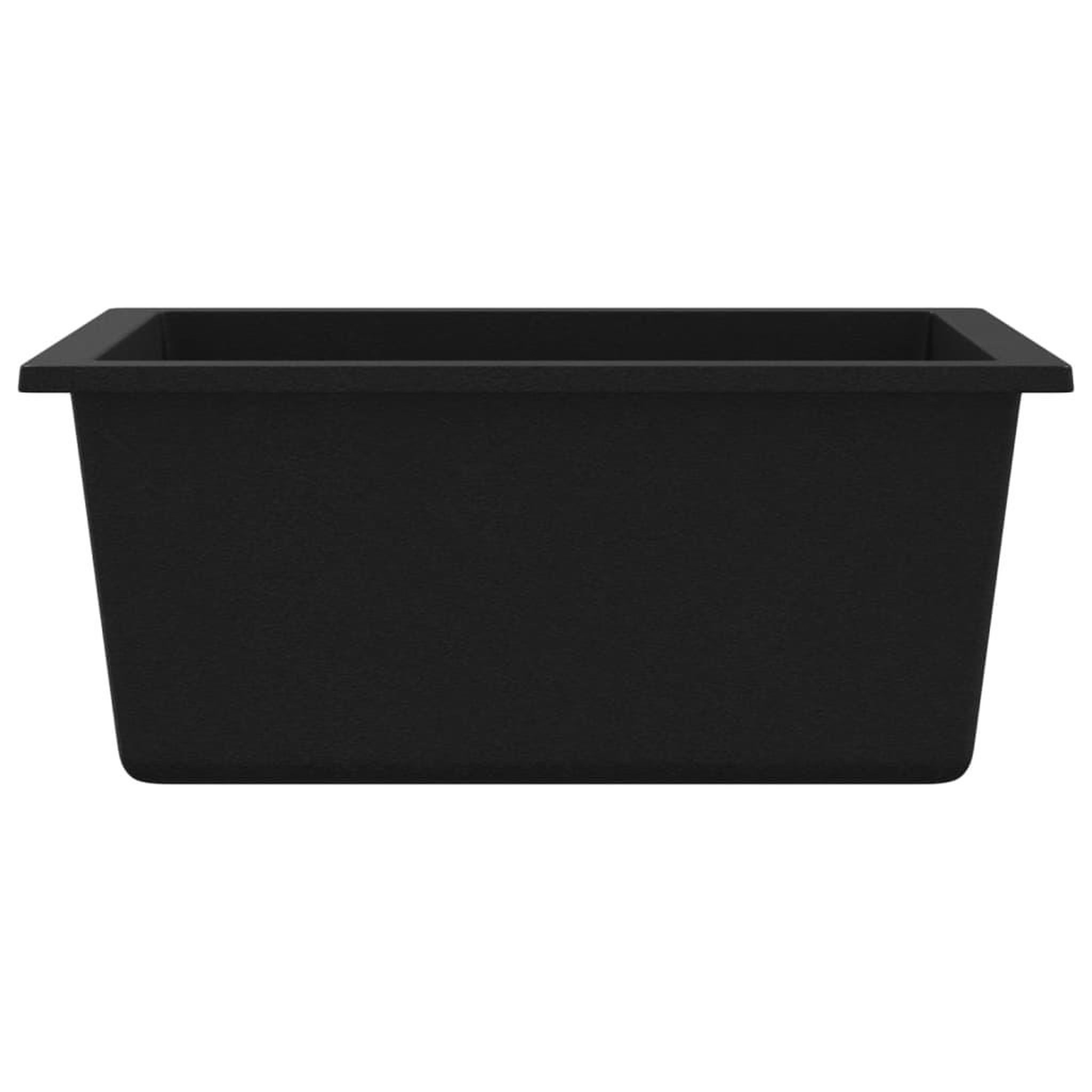 Voir la diapositive 5 : VIDAXL Evier de cuisine avec trou de trop-plein Noir Granit