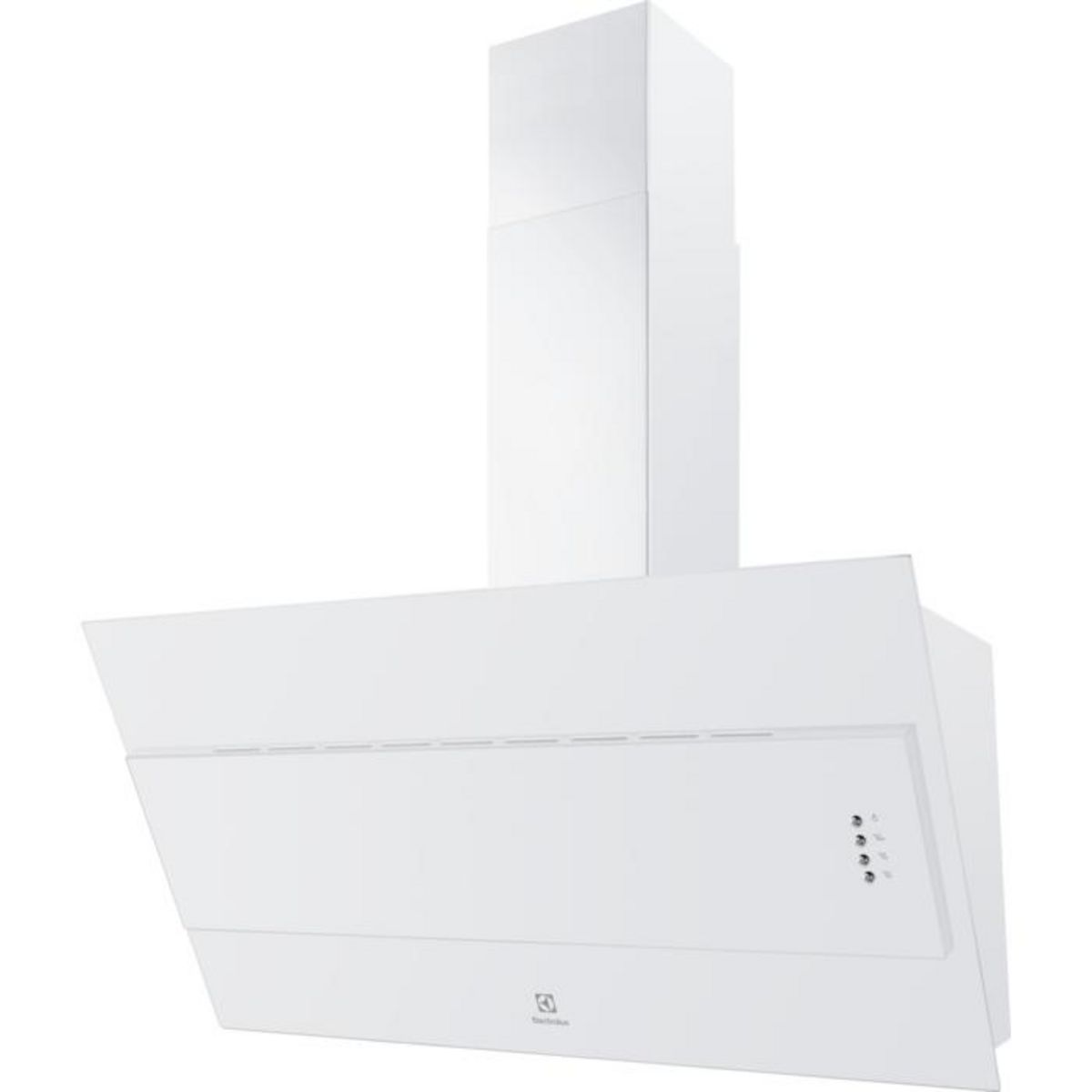 ELECTROLUX Hotte décorative inclinée 60cm 600m3/h blanc - lfv319w