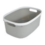 Voir la diapositive 1 : Paris Prix Panière de Rangement Bicolore  Poignées  37cm Gris