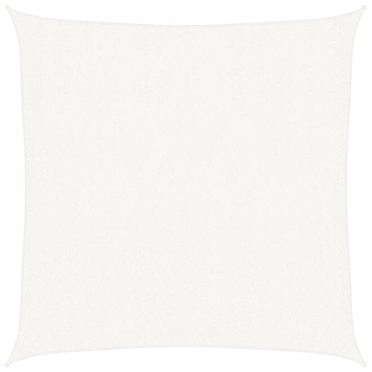 VIDAXL Voile d'ombrage 160 g/m^2 Blanc 2,5x2,5 m PEHD