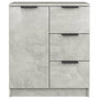 Voir la diapositive 3 : VIDAXL Buffet Gris beton 60x30x70 cm Bois d'ingenierie