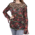Scotch & Soda Blouse à Fleurs/Léopard Femme Scotch & Soda. Coloris disponibles : Rouge