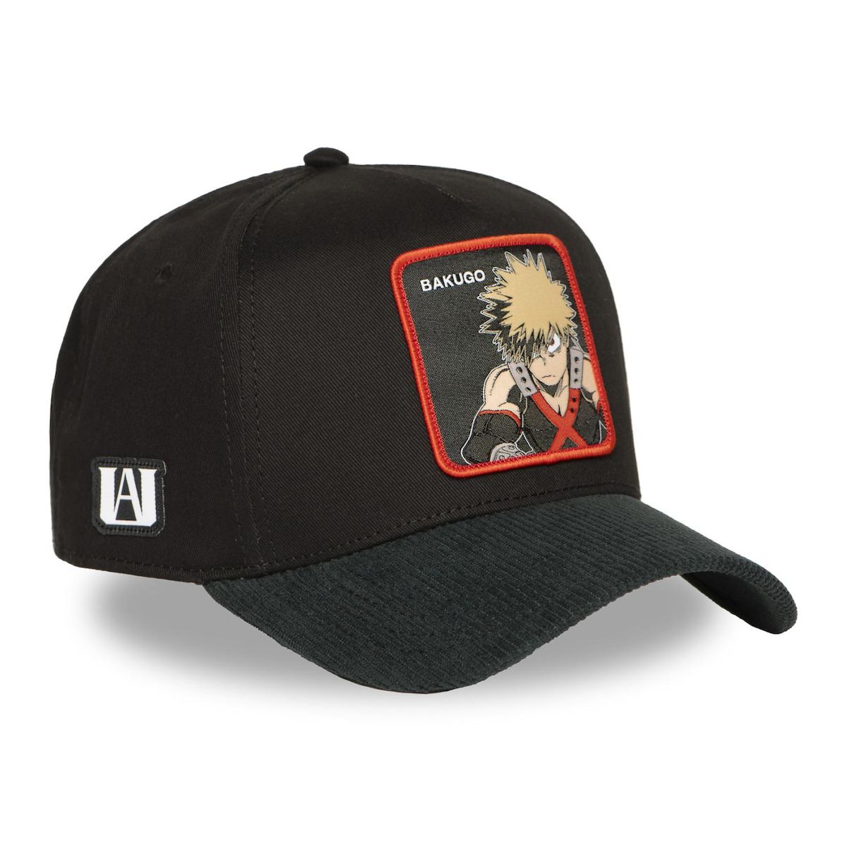 CAPSLAB Casquette trucker prenium semi curved Logo Bakugo
