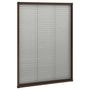 Voir la diapositive 3 : VIDAXL Moustiquaire plissee pour fenetre Aluminium Marron 80x120 cm