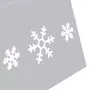 VIDAXL Jupe de sapin de Noël Argente et blanc Ø68x25 cm