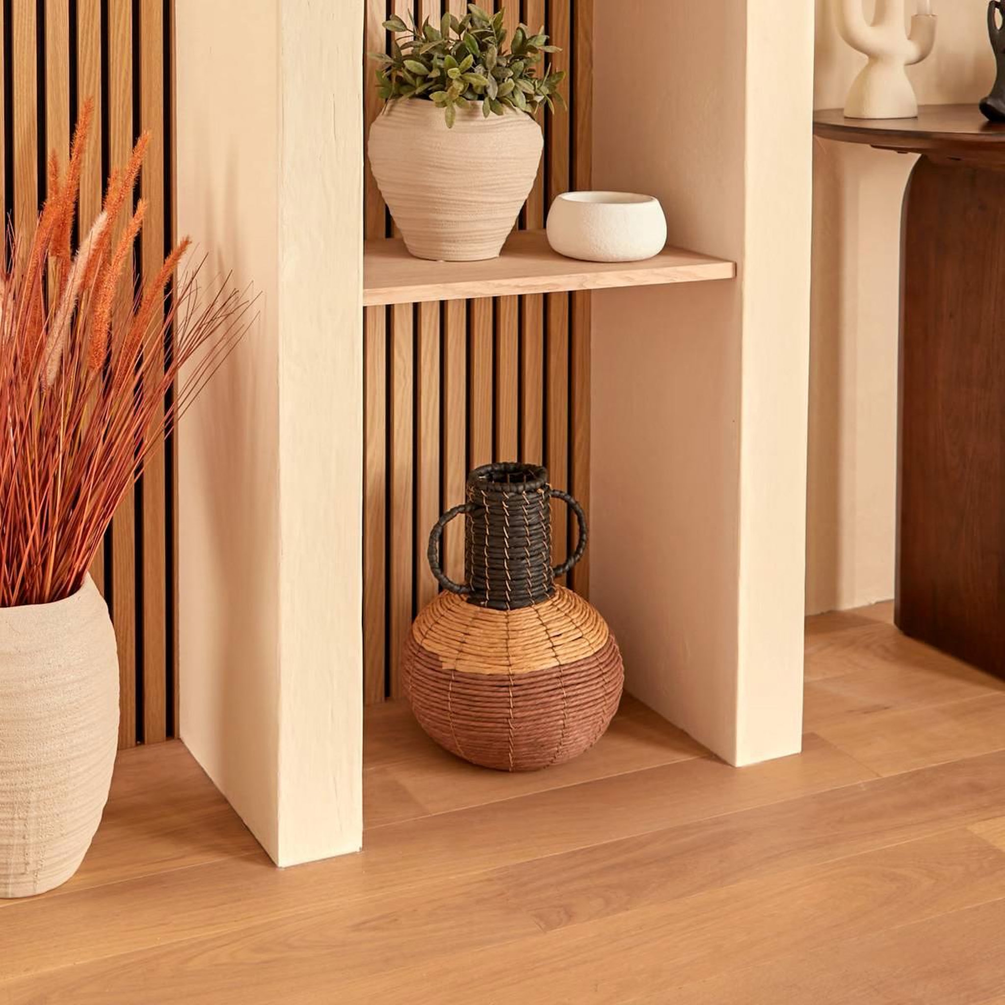 Voir la diapositive 4 : ATMOSPHERA Vase déco avec anses  wonj  35cm multicolore