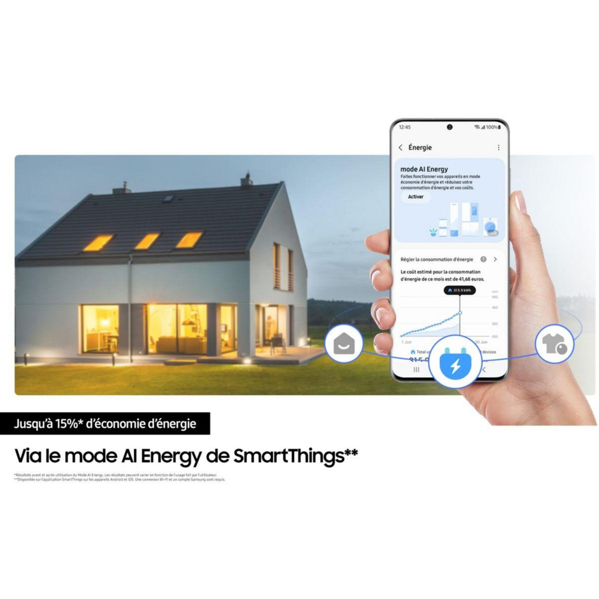 Samsung Réfrigérateur combiné RB34C670ESA