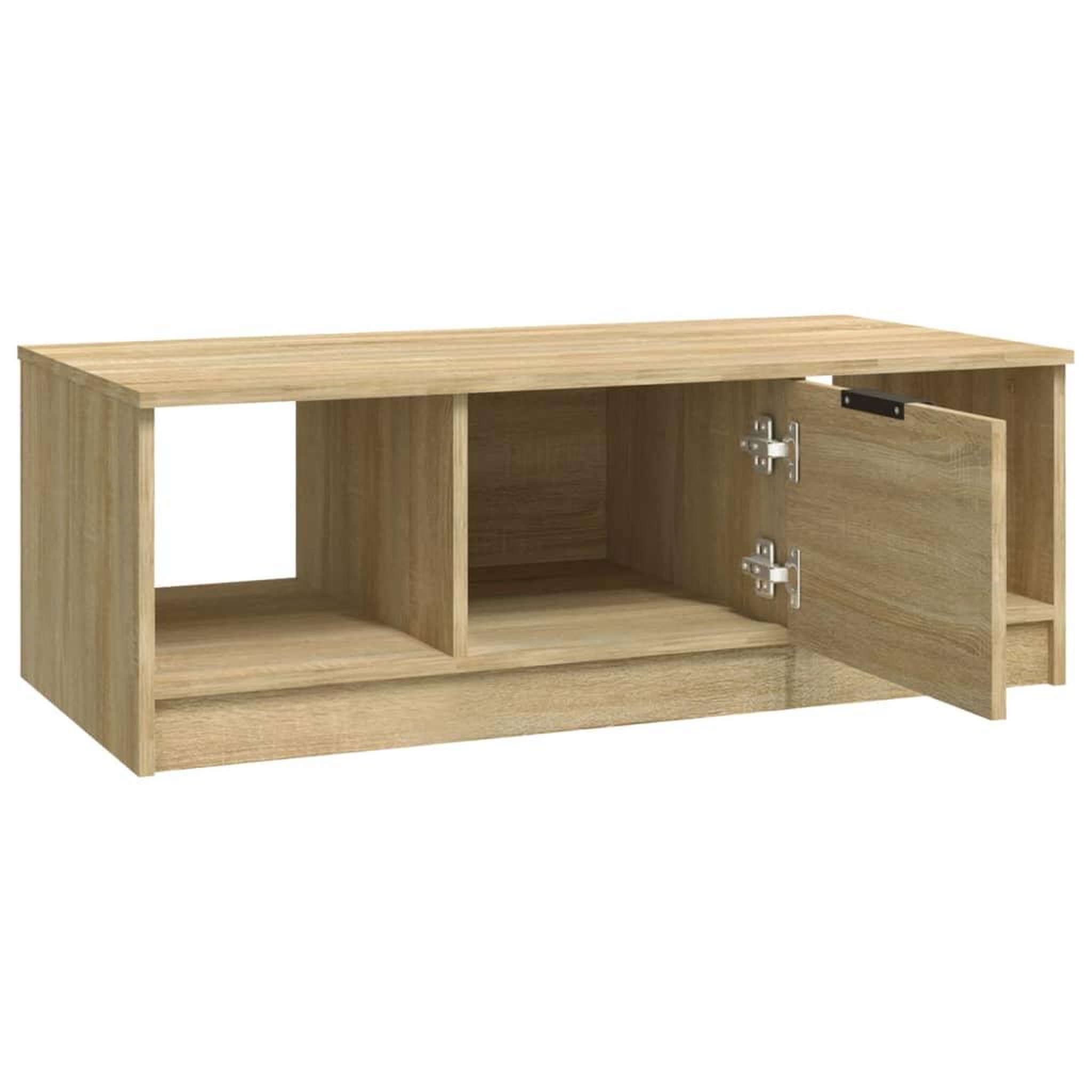 Voir la diapositive 5 : VIDAXL Table basse chene sonoma 102x50x36 cm bois d'ingenierie