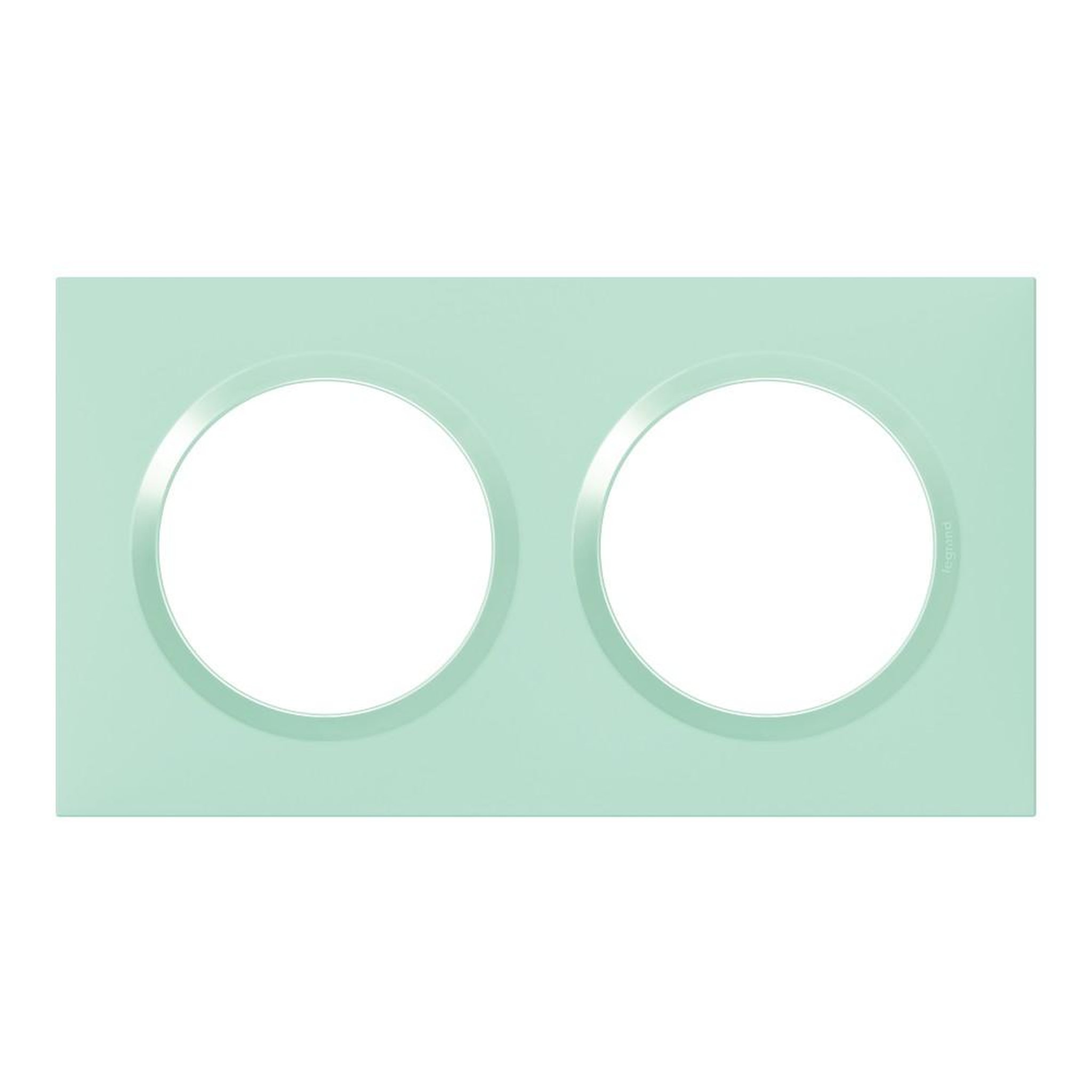 Legrand Plaque double Dooxie, LEGRAND, atoll