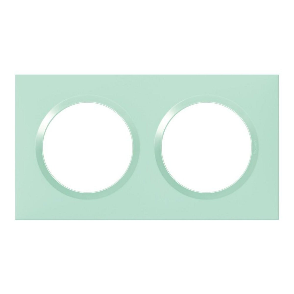 Legrand Plaque double Dooxie, LEGRAND, atoll