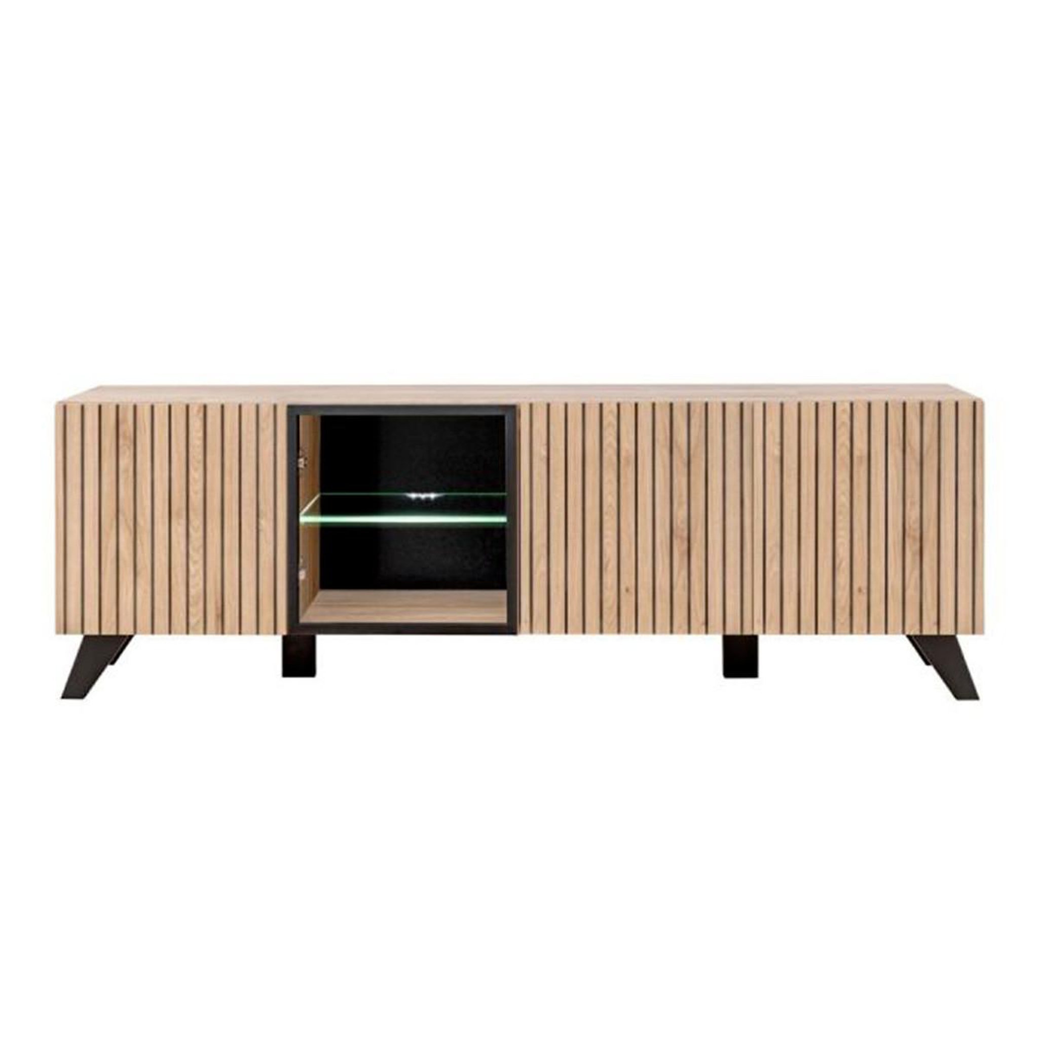 Paris Prix Meuble tv  design  liam  160cm naturel & noir