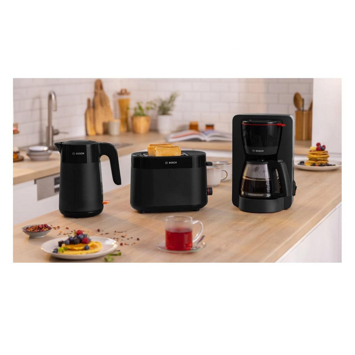 BOSCH Cafetière filtre 15 tasses 1200w noir - TKA2M113