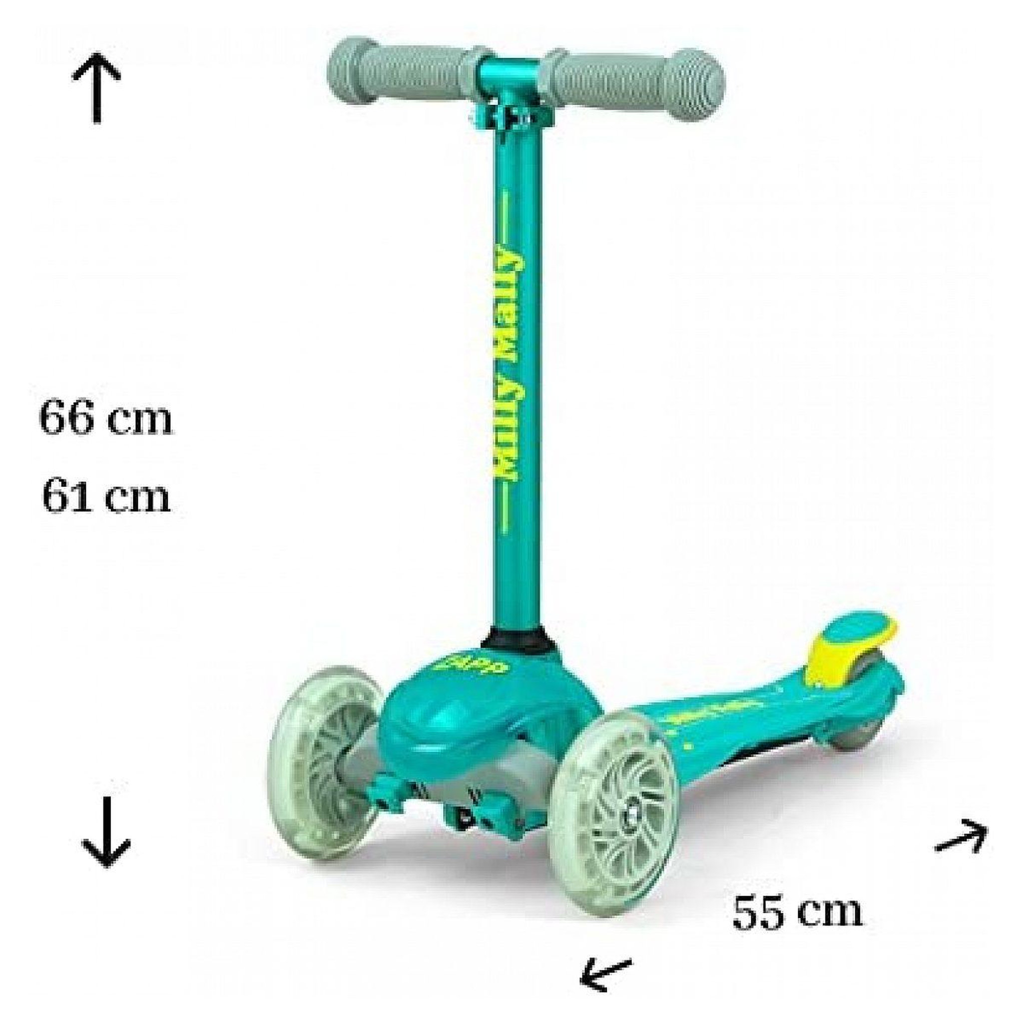 Voir la diapositive 2 : MILLY MALLY Trottinette  zapp mint