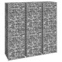 Voir la diapositive 1 : VIDAXL Lits sureleves en gabion 3 pcs 30x30x100 cm Fer