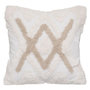 Voir la diapositive 1 : ATMOSPHERA Housse de Coussin  Tufté  40x40cm Ivoire & Lin