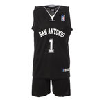 SPORTZONE San Antonio Ensemble de basket Noir Enfant Sport Zone. Coloris disponibles : Noir
