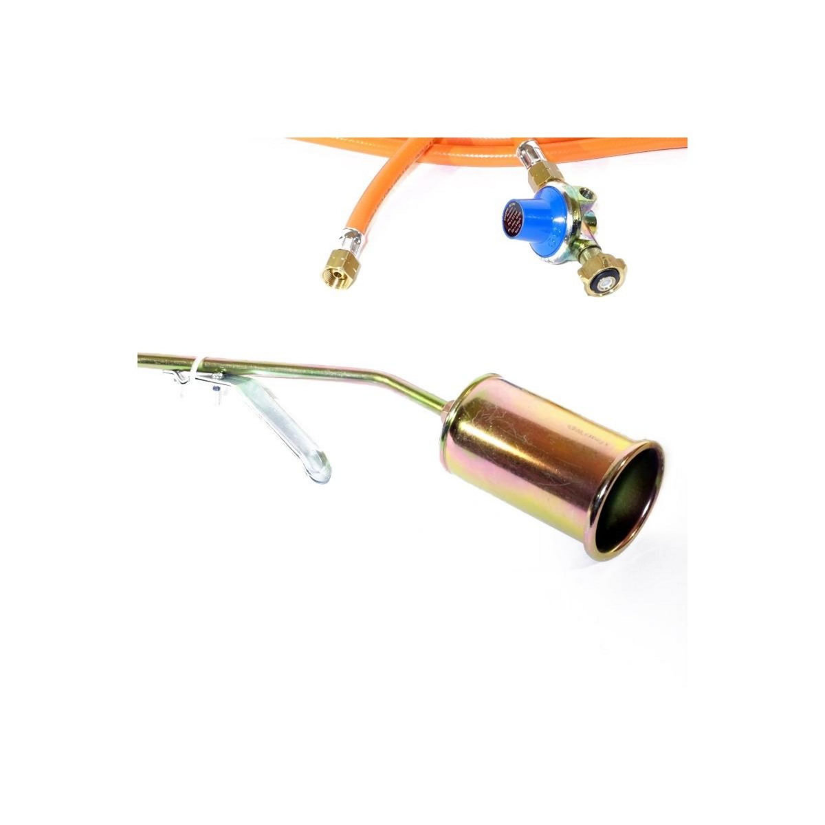 Kemper Desherbeur thermique à gaz + Détendeur propane + Tuyau gaz 5mètres Bruleur 60 mm KEMPER