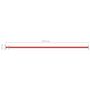 Voir la diapositive 6 : VIDAXL Barres fixes d exercice 3 pcs 125 cm Acier Rouge