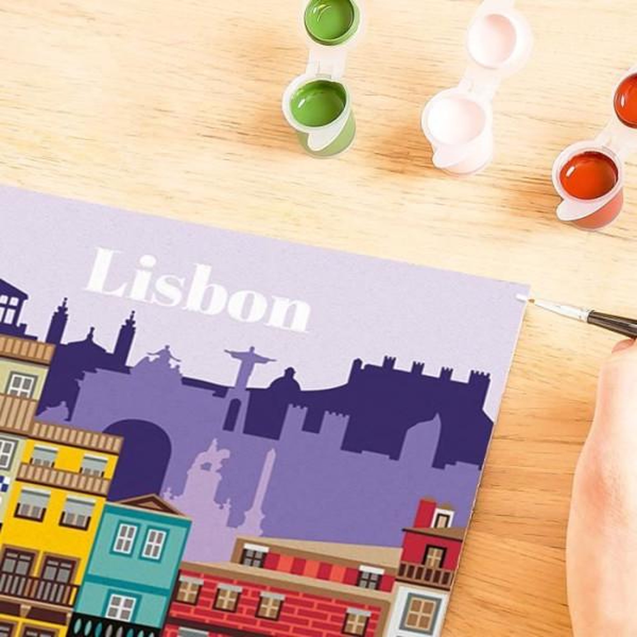 Voir la diapositive 6 : RAVENSBURGER Creart 24x30 cm lisbon, activité détente et créative, 25522, ravensburger