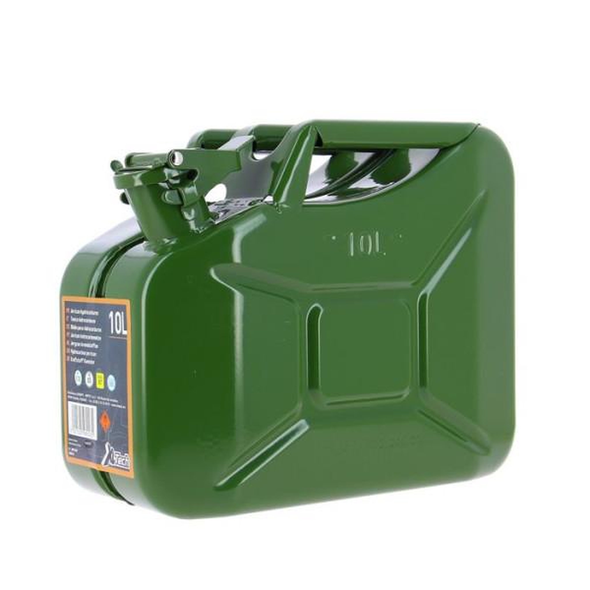 MARKET24 Precision steel jerrican us métal 10l - jerrican essence