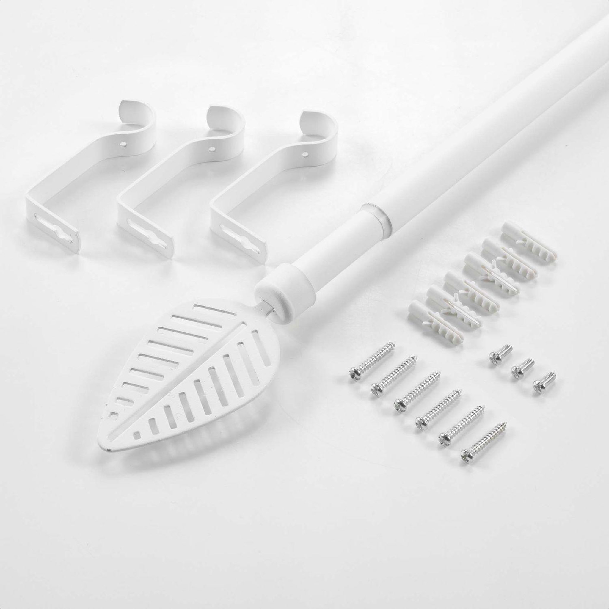 Voir la diapositive 3 : Douceur d'Intérieur Kit de tringle à rideaux extensible leaf