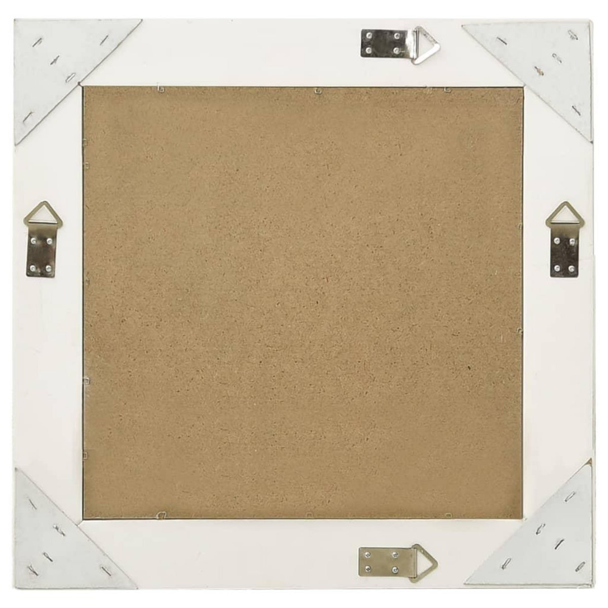 VIDAXL Miroir mural style baroque 50x50 cm Blanc