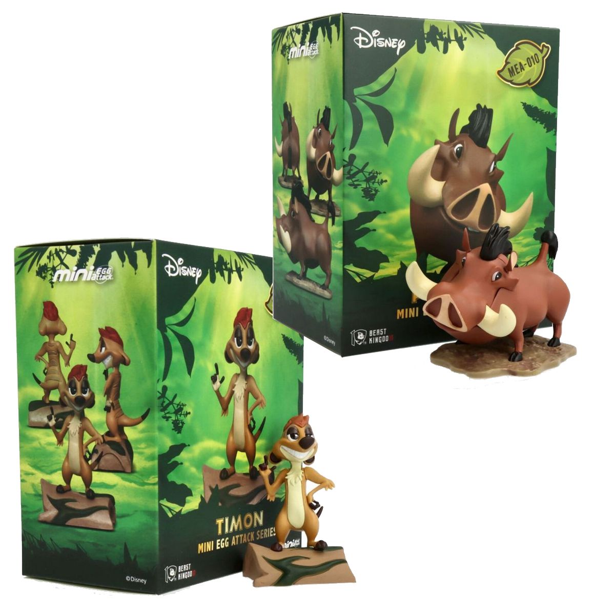 DISNEY Figurine Disney Pumbaa + Figurine Disney Timon