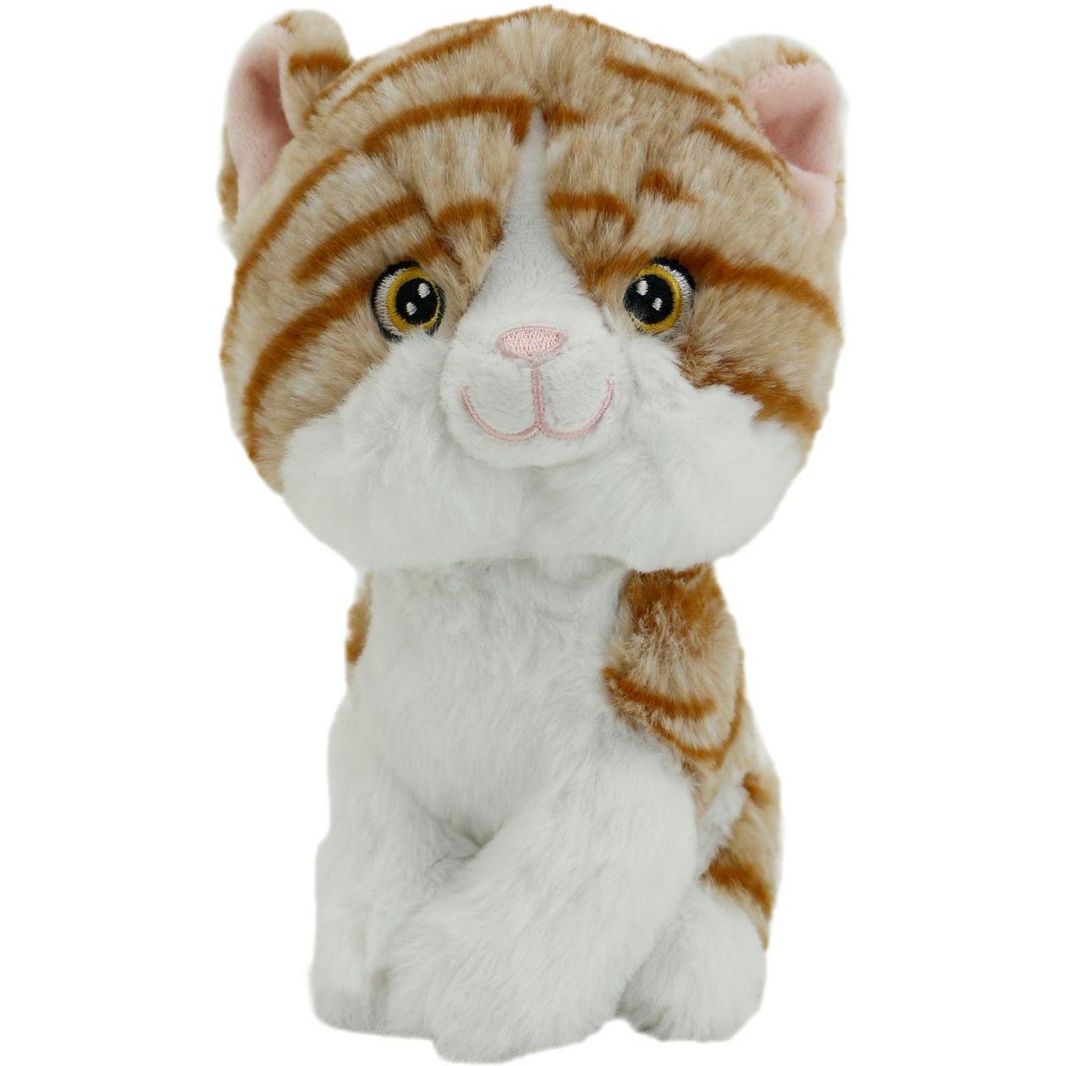 One Two Fun Peluche chat - 20 cm - 100% recyclé