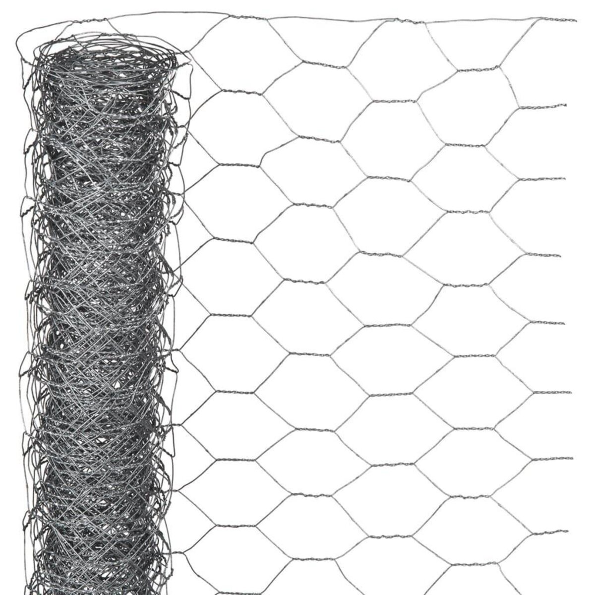 NATURE Nature Grillage metallique hexagonal 1 x 10 m 25 mm Acier galvanise