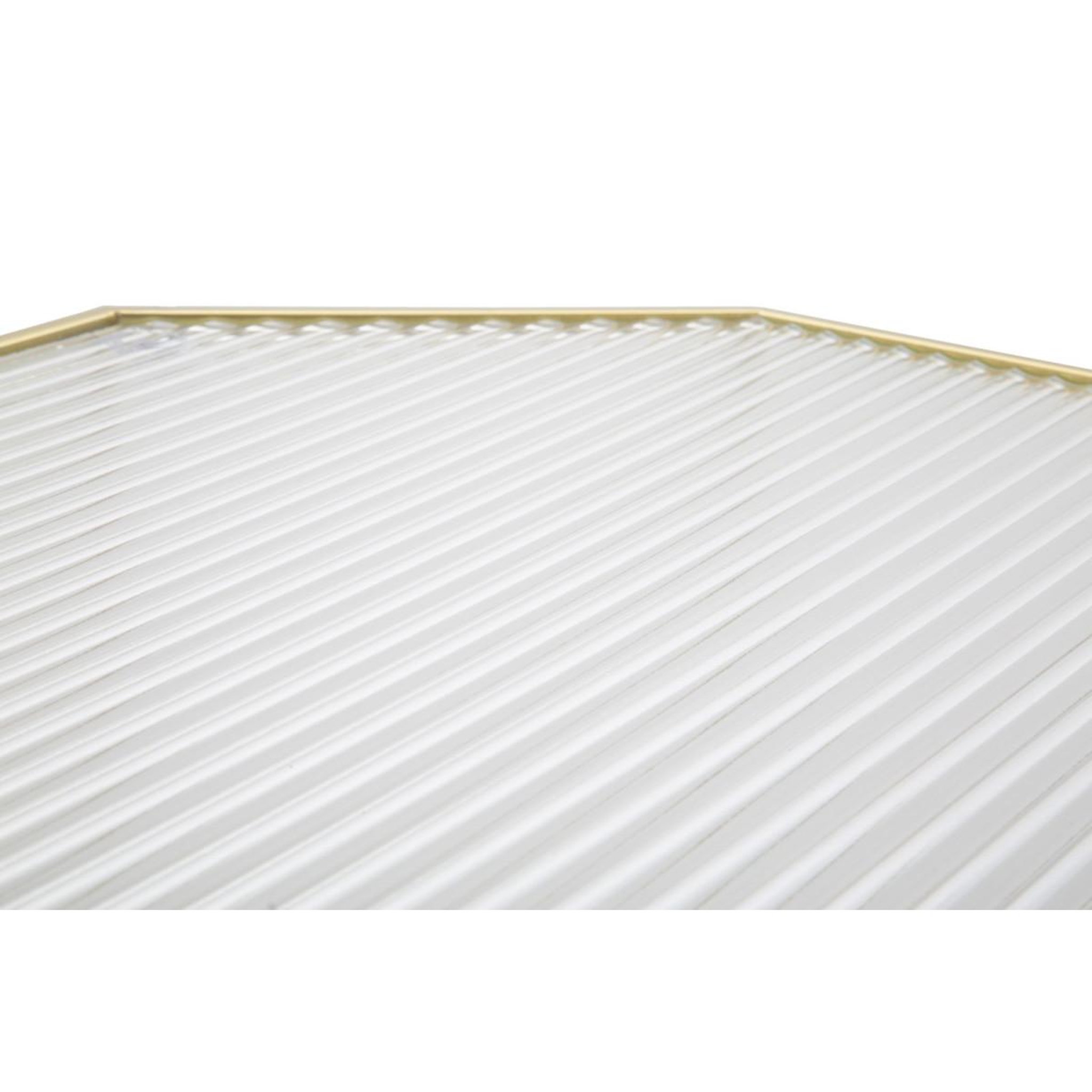 Voir la diapositive 4 : Paris Prix Lot de 2 tables d'appoint octogonale  glassy  100cm or