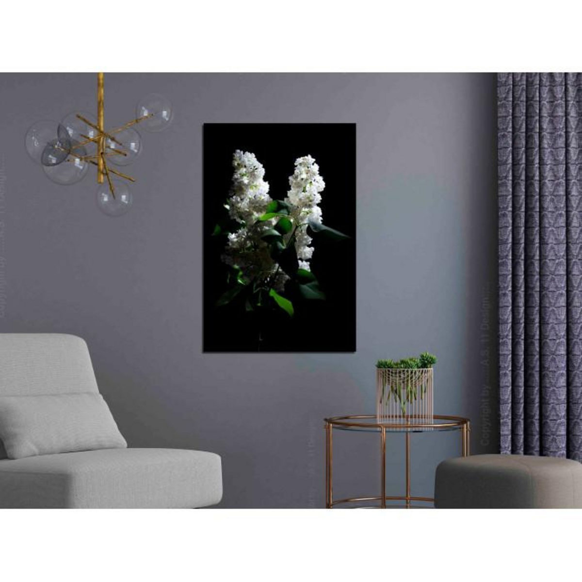 Paris Prix Tableau Imprimé  Lilacs at Night